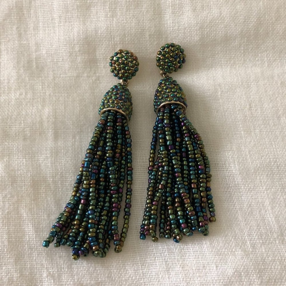 Baublebar Beaded Tassel Earrings